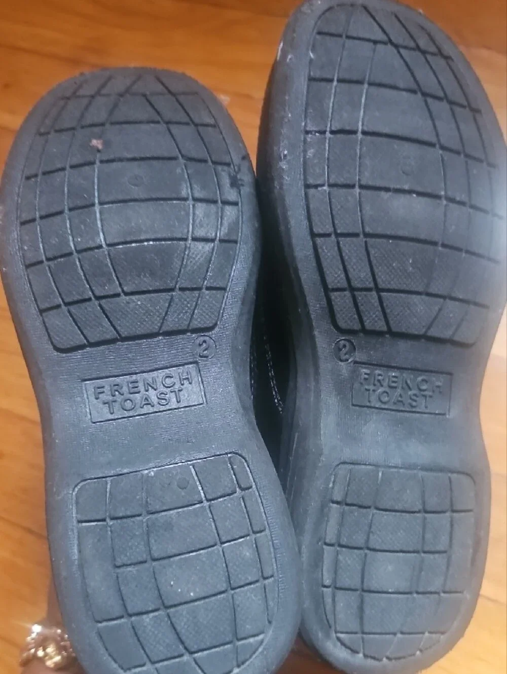Boy's French Toast Black Slip-On Loafers